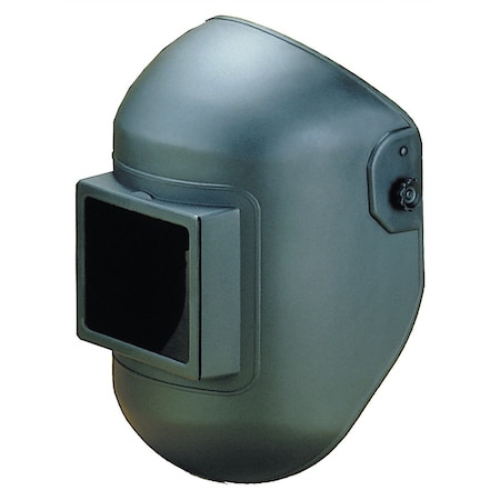 Firepower Fixed Front Helmet 4-1/2 X 5-1/4 Economy Black 1441-0038